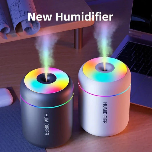 180ML Mini Air Humidifier USB Electric Aroma Diffuser Essential Oil Purifier Aromatherapy Mist Maker Lights For Car Home Bedroom by Judge A to Z